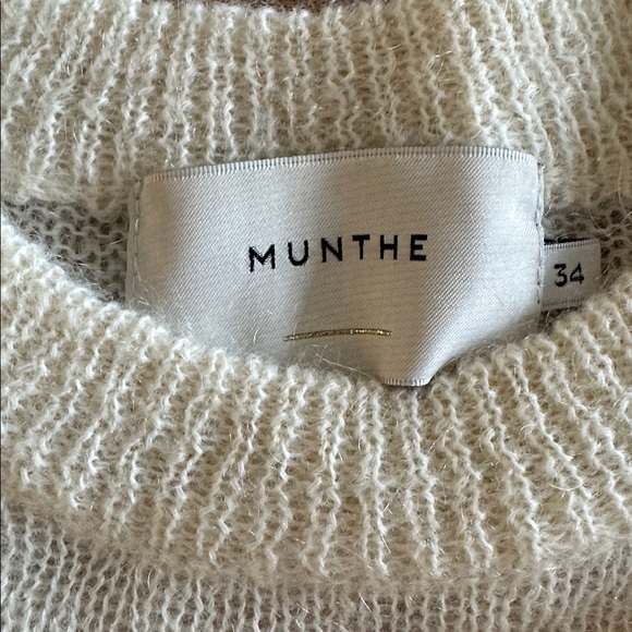 MUNTHE Mohair Wool Striped Sweater — Size 34 / Small - Picture 5 of 6